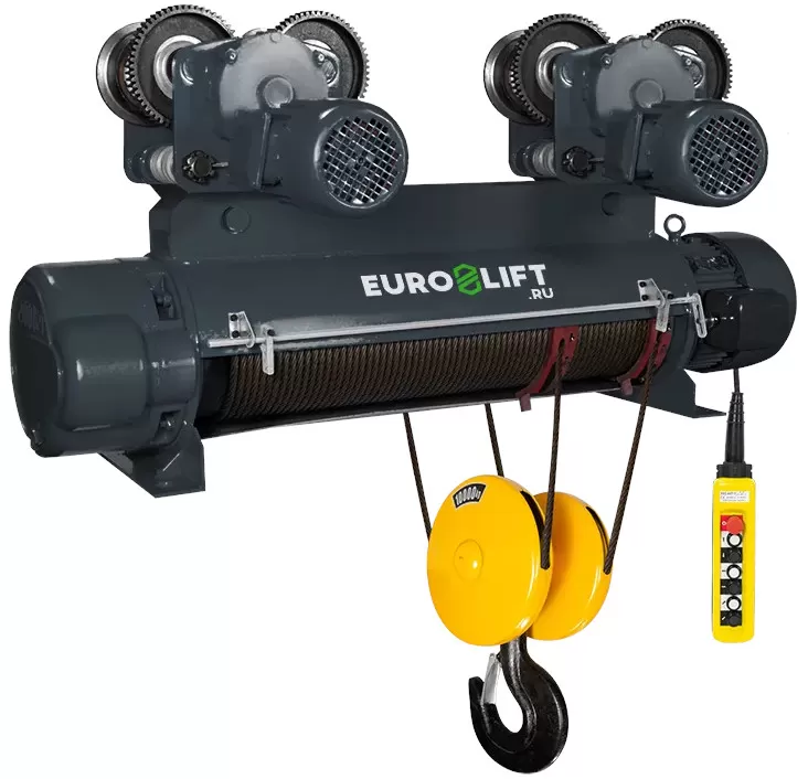 EURO-LIFT CD1 10 т 18 м Канатный тельфер передвижной